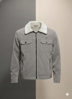 Men’s Heavy Warm Leather Jacket – Premium Winter Wear