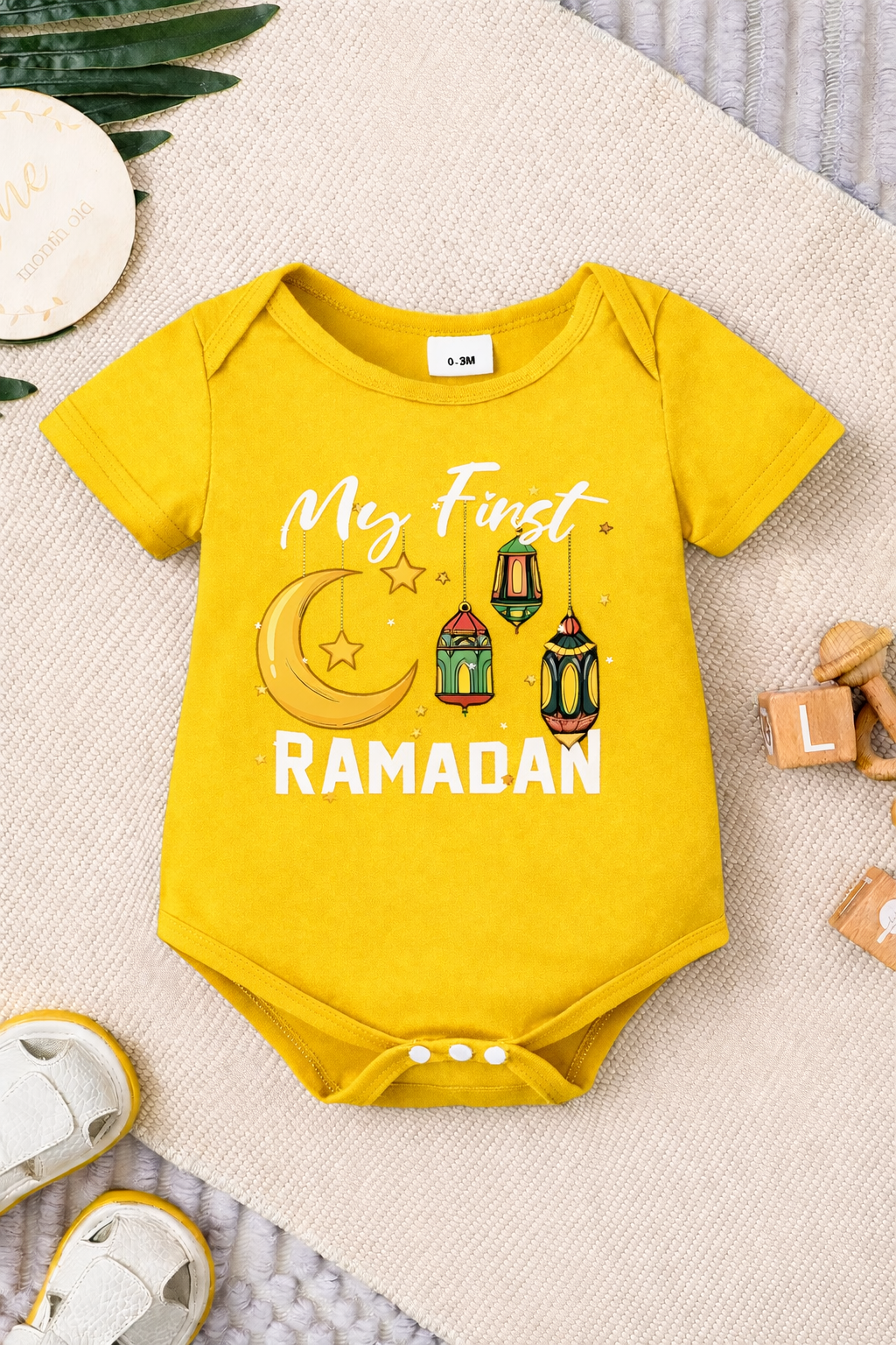 Cute little babe My First Ramadan